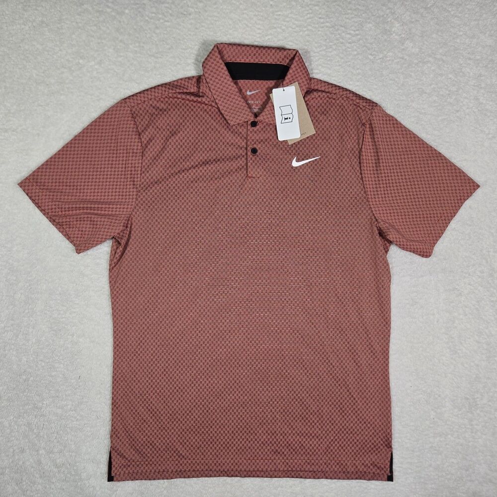 Nike Dri-Fit Tour Short Sleeve Golf Polo FD5741-626 Mens Size Medium
